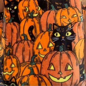 ISO ORANGE PUMPKIN CAT THE BIG ONE BLANKET